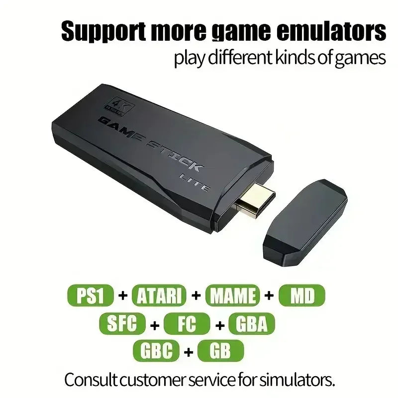 M8 Retro TV Game Console with Two Wireless Controllers