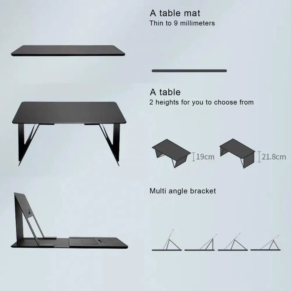 Foldable Laptop Stand with Adjustable Height & Angle